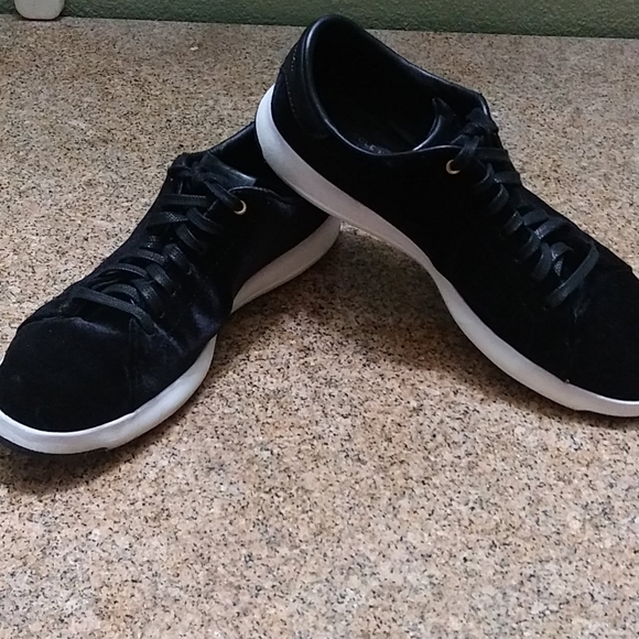 cole haan velvet sneakers